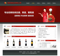 武汉网站建设-酒业公司网站