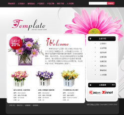 武汉网站建设-仿真花卉公司网站