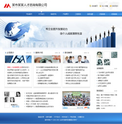 武汉网站建设-人才咨询公司网站
