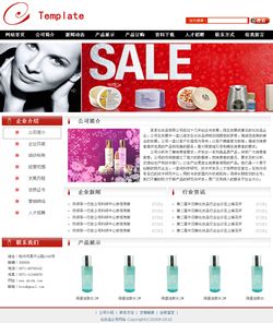 武汉网站建设-化妆品公司网站
